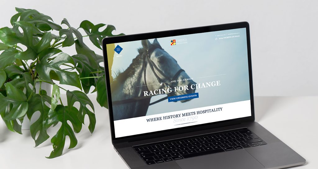 Limerick Racecourse - website, designed by Kaizen